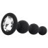 EasyToys - Analplug mit Perlen (Schwarz)