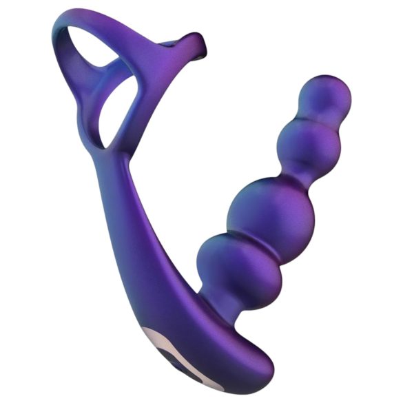 Hueman Stellar Force - Analvibrator und Penisring (Lila)