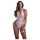 Christine - Offener Bodysuit-Set (Weiß) - L/XL