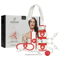 Bedroom Fantasies - 8-teiliges Schwester-Set (Rot-Weiß)