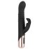 Rosy Gold - Stoßvibrator mit Klitorisarm (Schwarz)