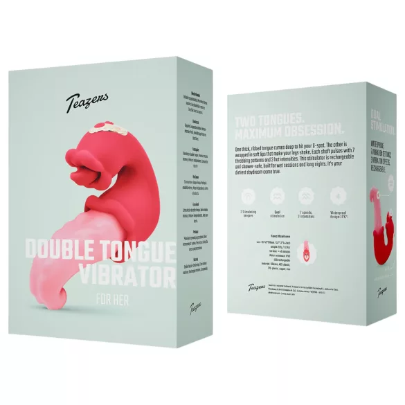 Teazers - Doppelzunge Vibrator (Pink)