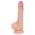 Real Fantasy Declan - naturgetreuer Dildo mit Vorhaut (hautfarben) - 18 cm