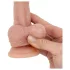 Real Fantasy Declan - naturgetreuer Dildo mit Vorhaut (hautfarben) - 18 cm