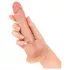 Real Fantasy Declan - naturgetreuer Dildo mit Vorhaut (hautfarben) - 18 cm