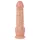Real Fantasy Troy - naturgetreuer Dildo mit beweglicher Haut (hautfarben) - 25 cm