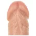 Real Fantasy Troy - naturgetreuer Dildo mit beweglicher Haut (hautfarben) - 25 cm