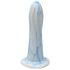Ylva & Dite Prickly Pear - gepunkteter Dildo (weiß-blau)