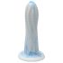 Ylva & Dite Prickly Pear - gepunkteter Dildo (weiß-blau)