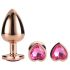 Gleaming Love - Herz Analplug-Set - Roségold (3-teilig)