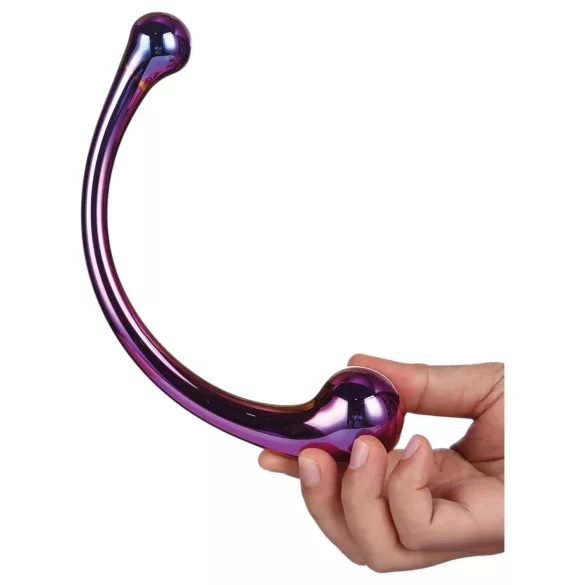 Dreamtoys - Glas-Massagestab Dildo (Lila)