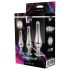 Gleaming Love - Anal-Spitzenplug-Set - Silber (3-teilig)