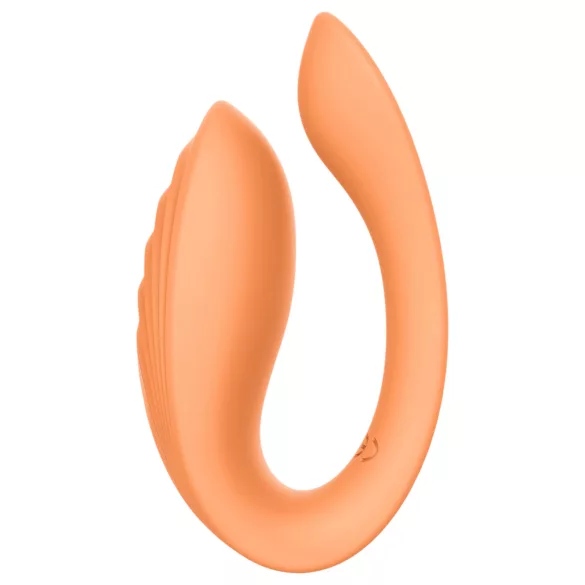 Glam - Akku-Paarvibrator mit Fernbedienung (Orange)