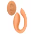 Glam - Akku-Paarvibrator mit Fernbedienung (Orange)