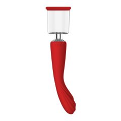   Red Revolution Georgia - Wiederaufladbarer G-Punkt-Vibrator und Vaginal-Sauger (rot)
