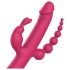 Dreamtoys Anywhere Vergnügen Vibe - Akku, 4-fach Vibrator (Pink)