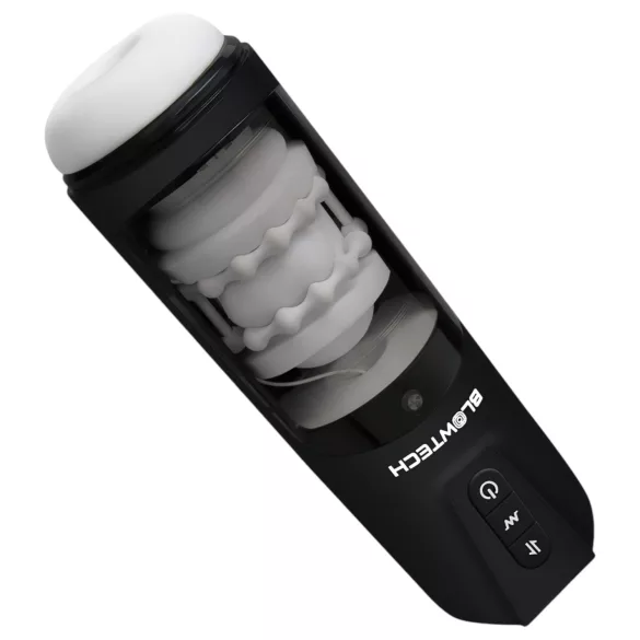 Dreamtoys Blowtech - vibrierender, auf- und abfahrender Masturbator (schwarz)