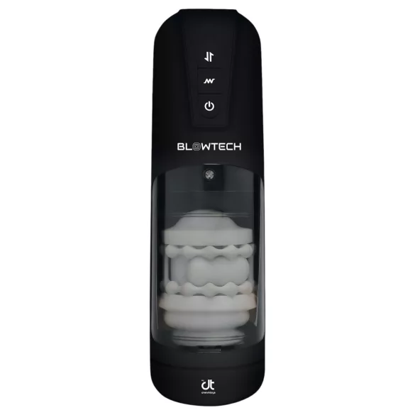 Dreamtoys Blowtech - vibrierender, auf- und abfahrender Masturbator (schwarz)