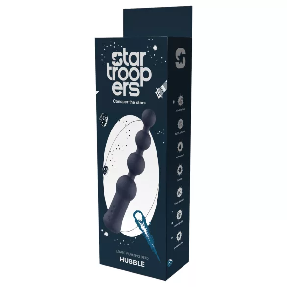 Startroopers Hubble - Perlen Analvibrator mit Akku (Blau)