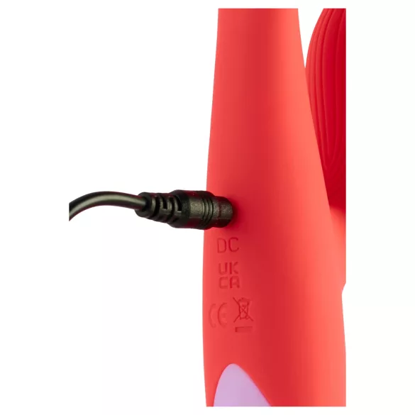 Dreamtoys Love Signal - G-Punkt-Vibrator mit Klitorisarm (rot)