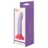 Dreamtoys Love Signal - zweifarbiges Silikon-Dildo groß (lila)