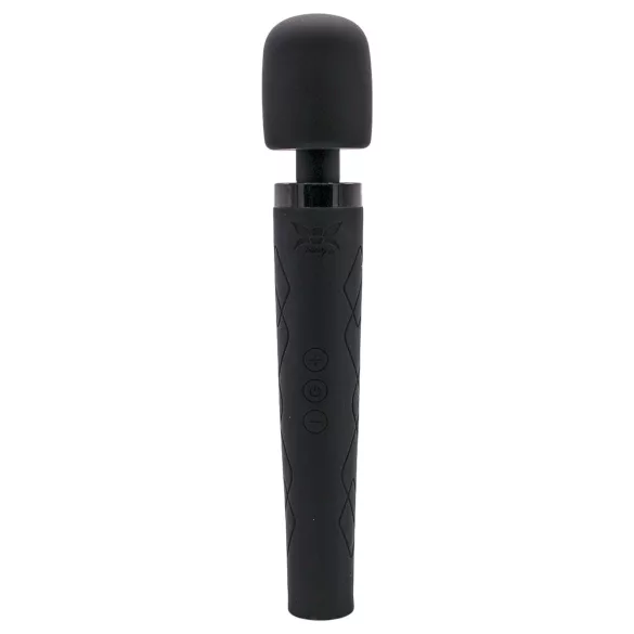 Pixey Deluxe Black Velvet - Stabvibrator Größe M (schwarz)