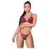 Zôf Nina - transparentes BH- und String-Set (rot)