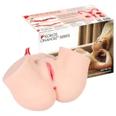   Kokos Onahole - naturgetreuer Torso-Masturbator (naturfarben)