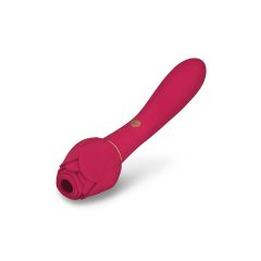   Geheime Küsse Rosegasm - Akku-betriebener, 2-in-1-Klitorisvibrator (rot)