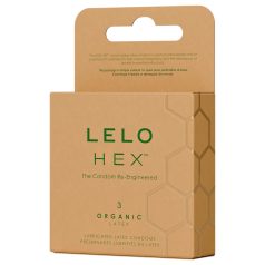 LELO Hex Organic - Potenz Kondom (3 Stk.)