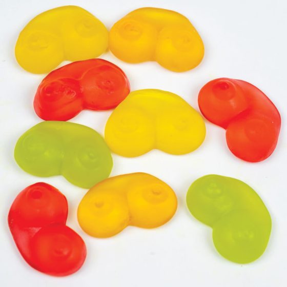 Jelly Boobs - Gummibonbon Brüste - Fruchtig (120g)
