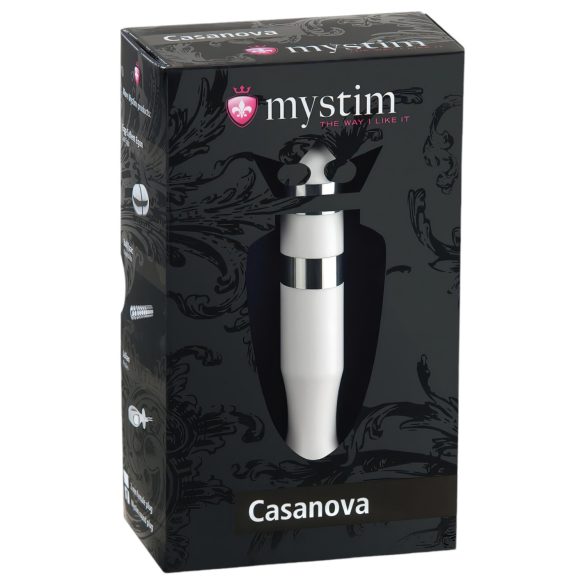 mystim Casanova - Elektro-Stab-Dildo (Weiß)