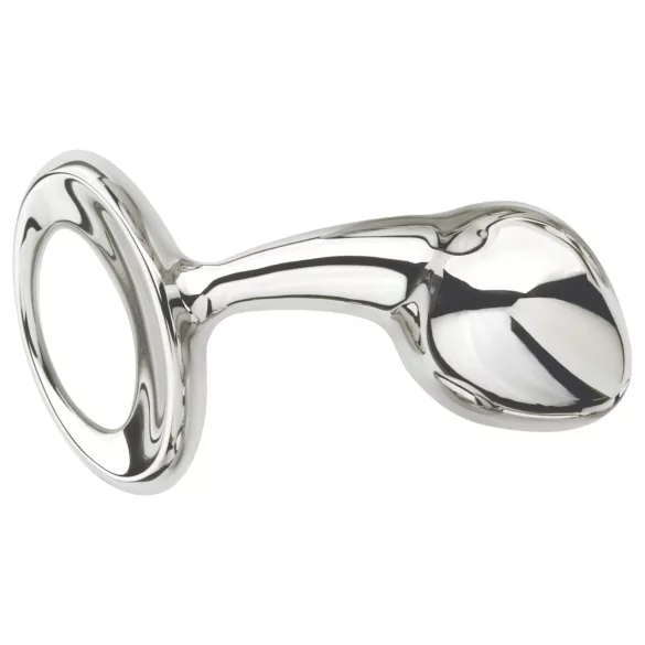 Njoy M - mittelgroßer Analplug aus Metall (silber)