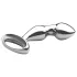 Njoy Pfun Plug - Metall Prostata-Dildo (Silber)