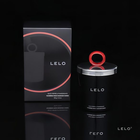 LELO Massagemassagekerze - Granatapfel-Schwarzer Pfeffer (150g)