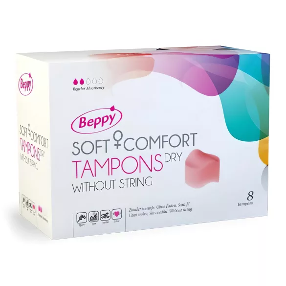 Beppy - Tampon für Geschlechtsverkehr während der Menstruation (8 Stk) - trocken
