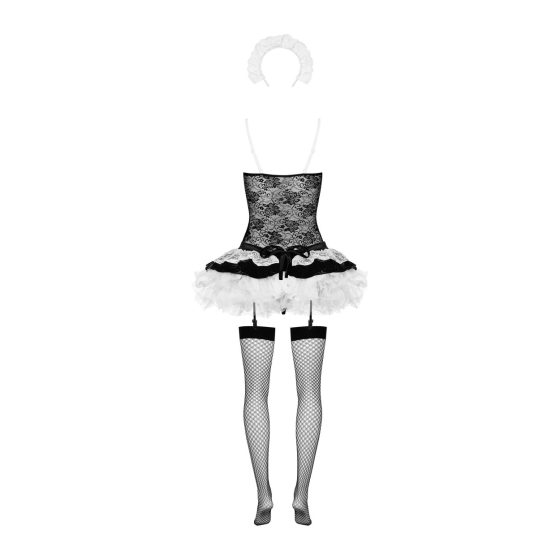 Obsessive Hausmädchen - Französisches Dienstmädchen Kostüm-Set (5-teilig)