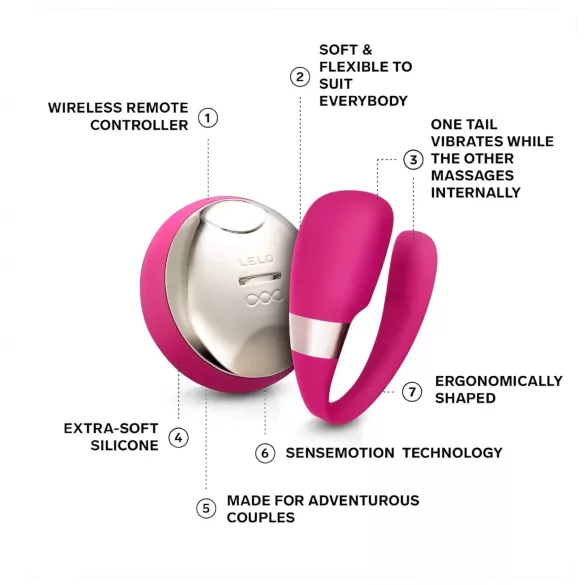 LELO Tiani 3 - Silikon Paarvibrator (Pink)