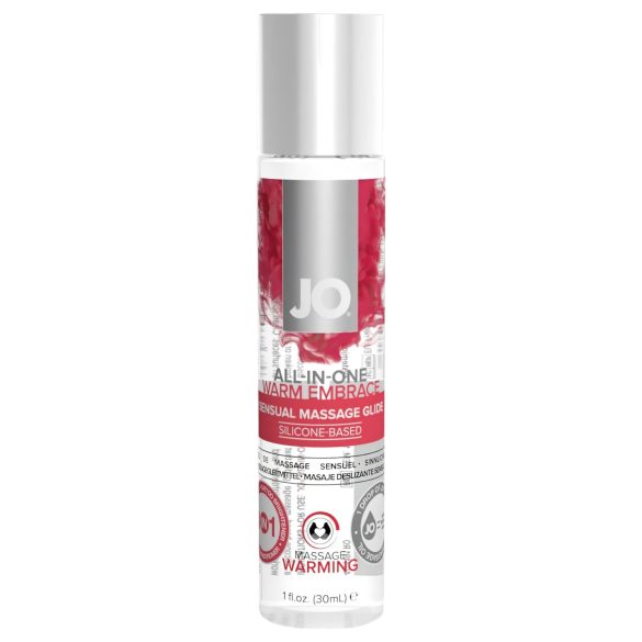 System JO All-in-One - Erwärmendes Gleit- & Massagegel (30 ml)