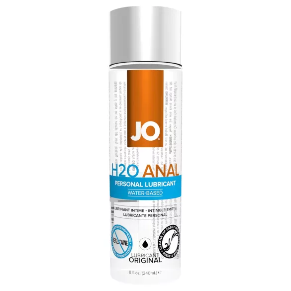 System JO - H2O Anal Original - wasserbasiertes Anal-Gleitgel (240 ml)