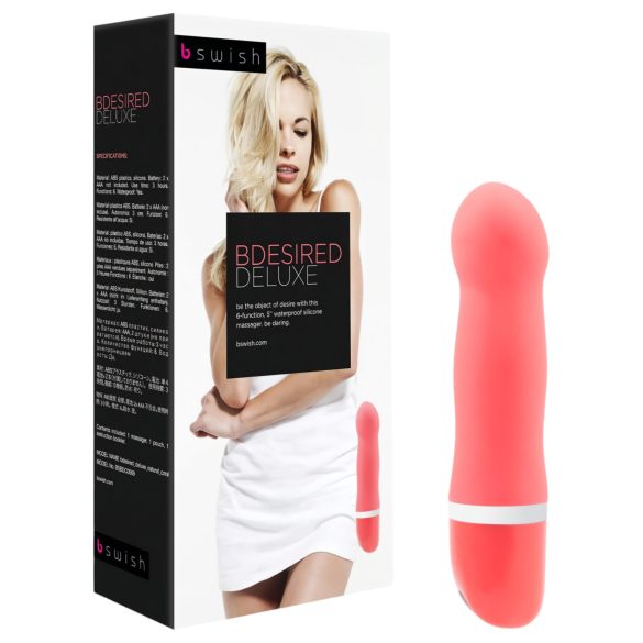 B SWISH Bdesired Deluxe - Wellenvibrator (koralle)