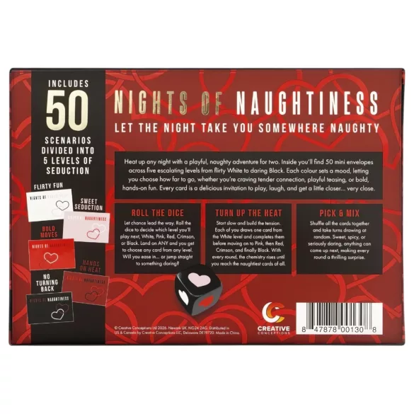 FIFTY NIGHTS OF NAUGHTINESS - erotisches Gesellschaftsspiel (auf Englisch)