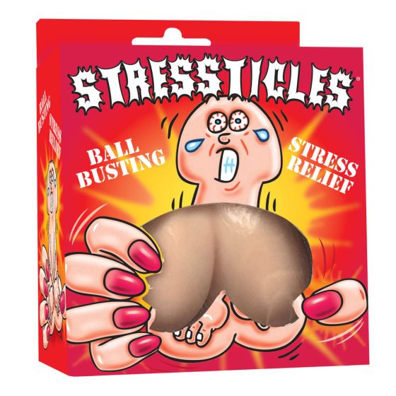 Stressticles - Stressabbau-Ball - Hoden (Naturfarbe)