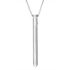 Vesper - Luxus-Vibrator-Halskette (Silber)