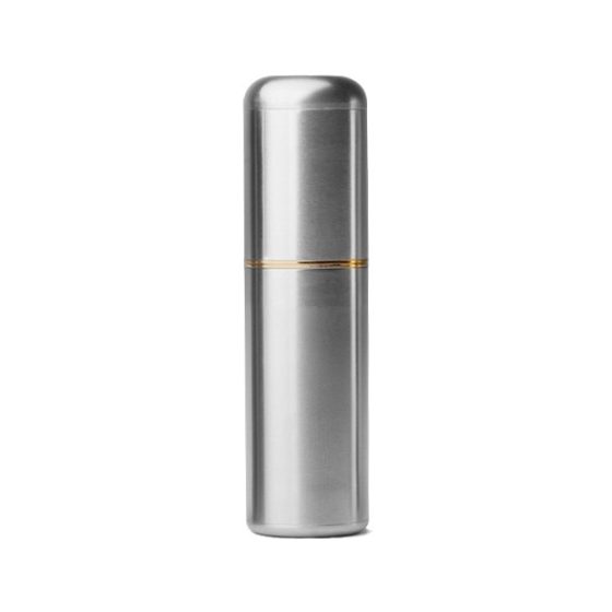 Crave Bullet - akkubetriebener Mini-Lippenstiftvibrator (Silber-Gold)