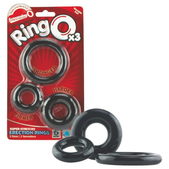 Screaming O - Silikon Penisring Set (3er Pack)