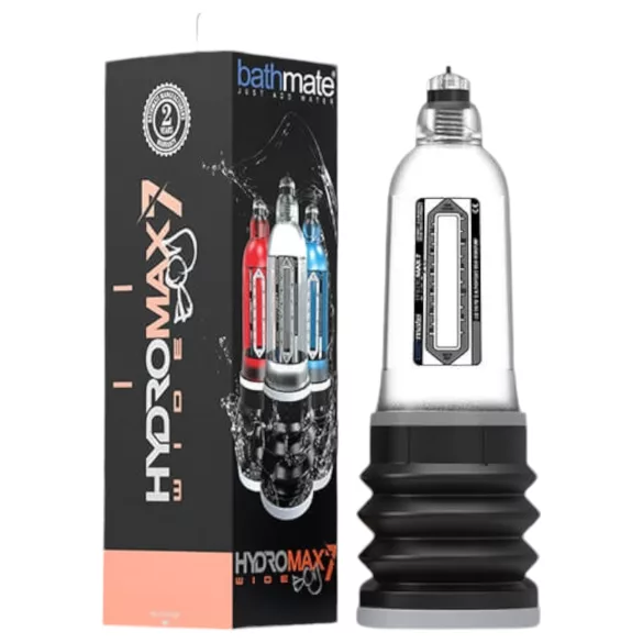Bathmate Hydromax 7 Wide - hydraulische Penispumpe (transparent)