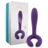 Rianne Duo - Wasserdichter, Wiederaufladbarer Paarvibrator (Lila)