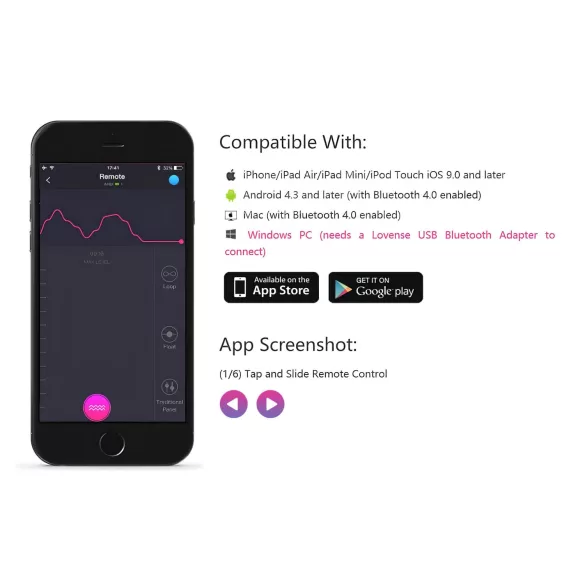 Lovense Lush 2 - App-gesteuertes Vibroei (Pink)