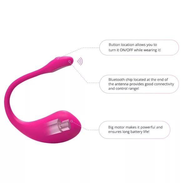 Lovense Lush 2 - App-gesteuertes Vibroei (Pink)